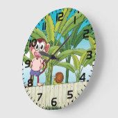 Aap en slak in een tropisch Oerwoud Grote Klok (Hoek)