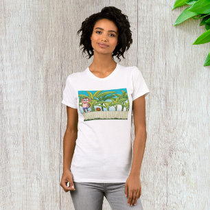 Aap en slak in een tropisch Oerwoud T-shirt