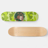 Aap; felgroene camo, camouflage skateboard (Horizontaal)