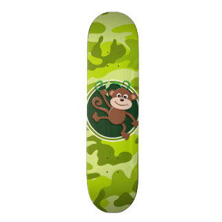 Aap; felgroene camo, camouflage skateboard