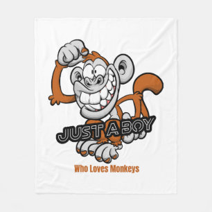 aap gewoon een jongen fleece deken
