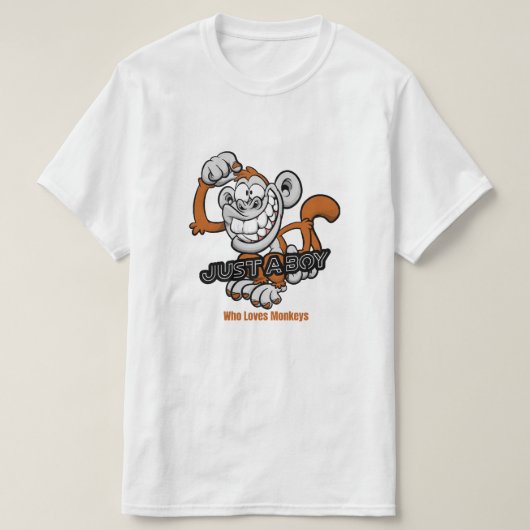 aap gewoon een jongen t-shirt (Design voorkant)