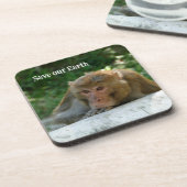 aap - grootvader bier onderzetter (Linkerzijde)