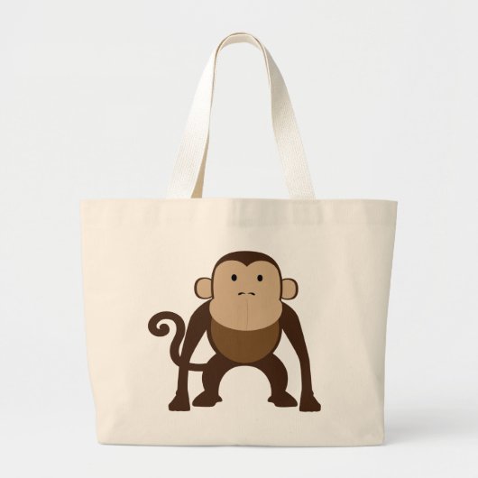 aap grote tote bag (Voorkant)