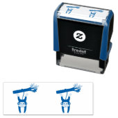 aap hangende groene boom zelfinktende stempel (In situ)