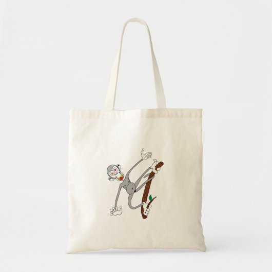 Aap Hanging Around Tote Bag (Voorkant)