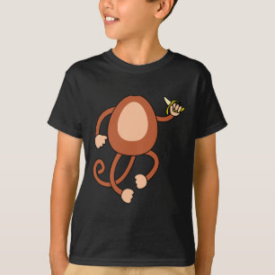 Aap Holding Banaan Kostuum Leuk Gemakkelijk Hallow T-shirt