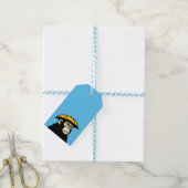 Aap houdt niet van regen cadeaulabel (Met Touw)