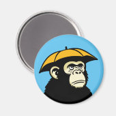 Aap houdt niet van regen magneet (Voorkant / Achterkant)
