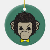 aap identica keramisch ornament (Achterkant)