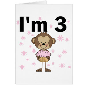 Aap Ik ben 3 Verjaardag Tshirts en geschenken