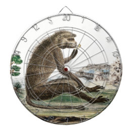  aap illustratie | Zoo Animal Ape Kinder Dartbord