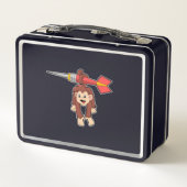 aap in Darts met Dart (Achterkant)