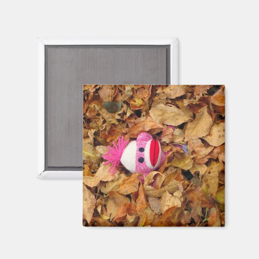 Aap in de bladeren magneet (Voorkant / Achterkant)