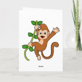 Aap in de jungle kaart (Achterkant)