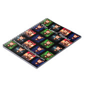 aap in de laptop met de middelste toepassingen notitieboek (Linkerzijde)