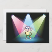 Aap in de schijnwerpers Uitnodigingen (Voorkant)