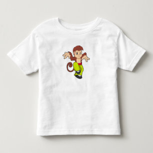 aap in de vechtsport Kungfu Kinder Shirts