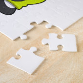 aap in de vechtsport Kungfu Legpuzzel (Zijkant)