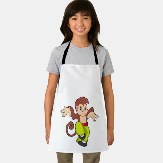 aap in de vechtsport Kungfu Schort (Insitu)