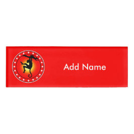 aap in een boom naambadge