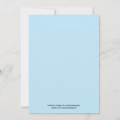 Aap in het Oerwoud eerste verjaardag uitnodiging (Achterkant)