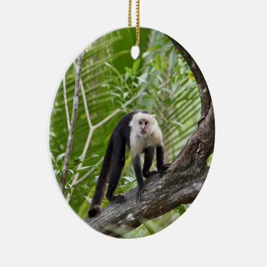 aap in het Oerwoud Keramisch Ornament (Rechts)