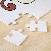 aap in kruislegge op wolken legpuzzel (Zijkant)