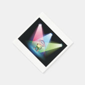 Aap in spotlights Papieren servetten (Hoek)