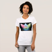 Aap In Spotlights Vrouwen T-shirt (Voorkant volledig)