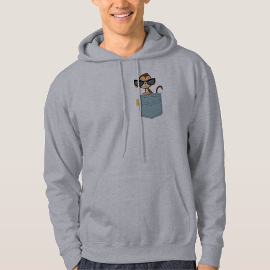Aap in zak hoodie (Voorkant)