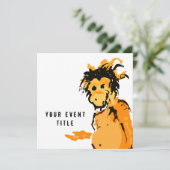 aap inkt kaart (Staand voorkant)