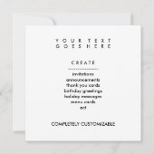 aap inkt kaart (Achterkant)