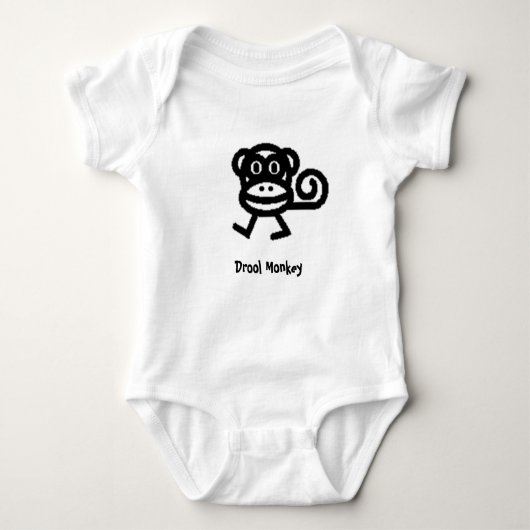 aap.jpg. Drool Monkey Romper (Voorkant)