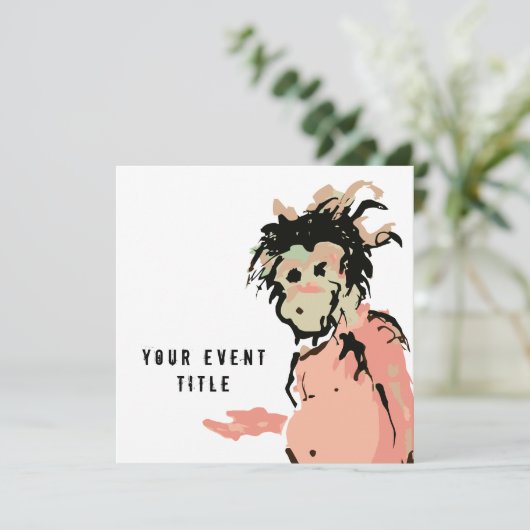 aap kaart (Staand voorkant)