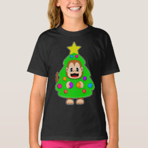 Aap Kerstboom T-shirt