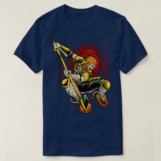 Aap Koning Sun Wukong TShirtmonkey koning zon wuko T-shirt (Design voorkant)