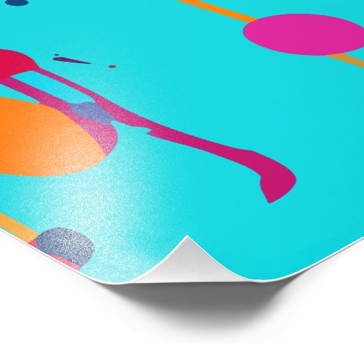 Aap lachend foto afdruk (Hoek)