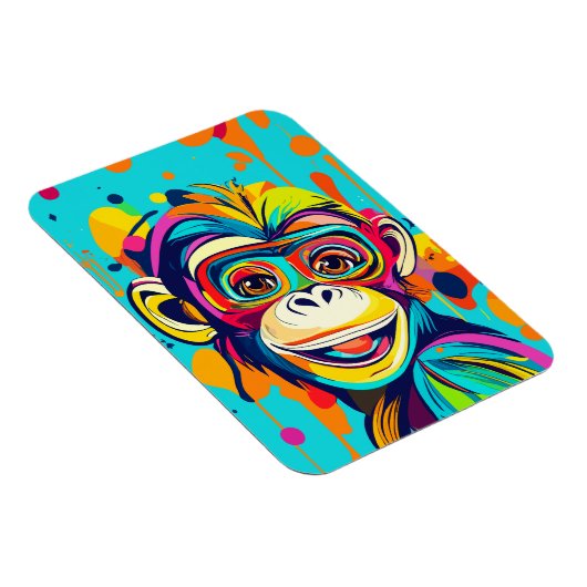 Aap lachend magneet (Rechterzijde)