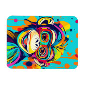 Aap lachend magneet (Horizontaal)