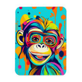 Aap lachend magneet (Verticaal)