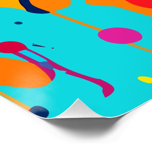 Aap lachend perfect poster (Hoek)