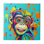 Aap lachend tegeltje (Voorkant)