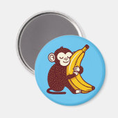 Aap Liefde Banaan Magneet (Voorkant / Achterkant)