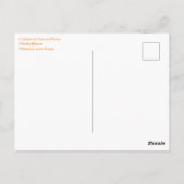 Aap maart briefkaart (Achterkant)