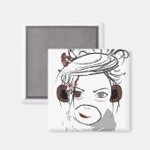 aap. magneet (Voorkant / Achterkant)