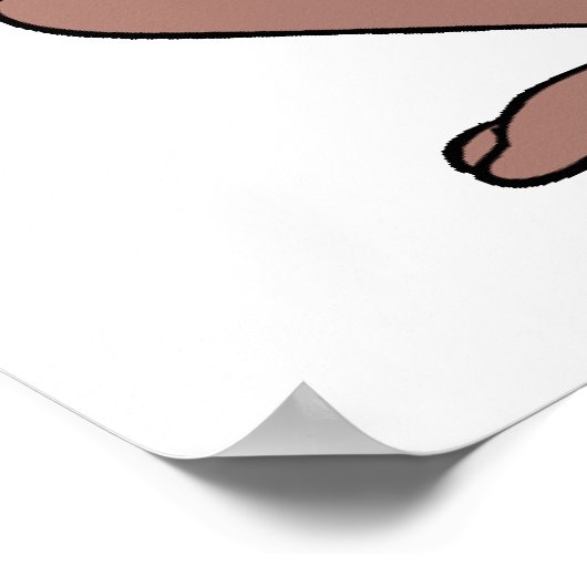 aap met Apple Poster (Hoek)