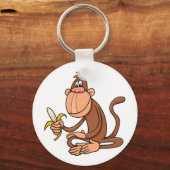 Aap Met Banaan Sleutelhanger (Voorkant)