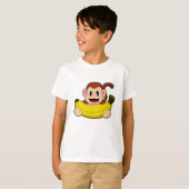 Aap met banaan t-shirt (Voorkant volledig)