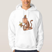 aap met bananen hoodie (Voorkant)